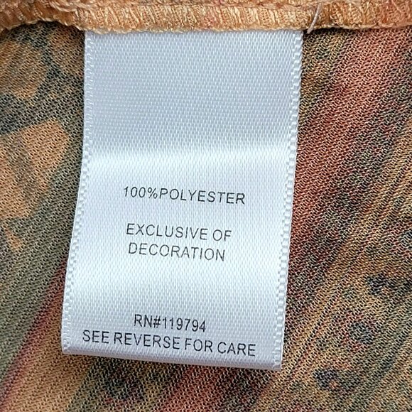 Womans Colorful Summer Knit Top Butterfly Sleeve Size Petite Medium JH1649089 - Picture 4 of 4